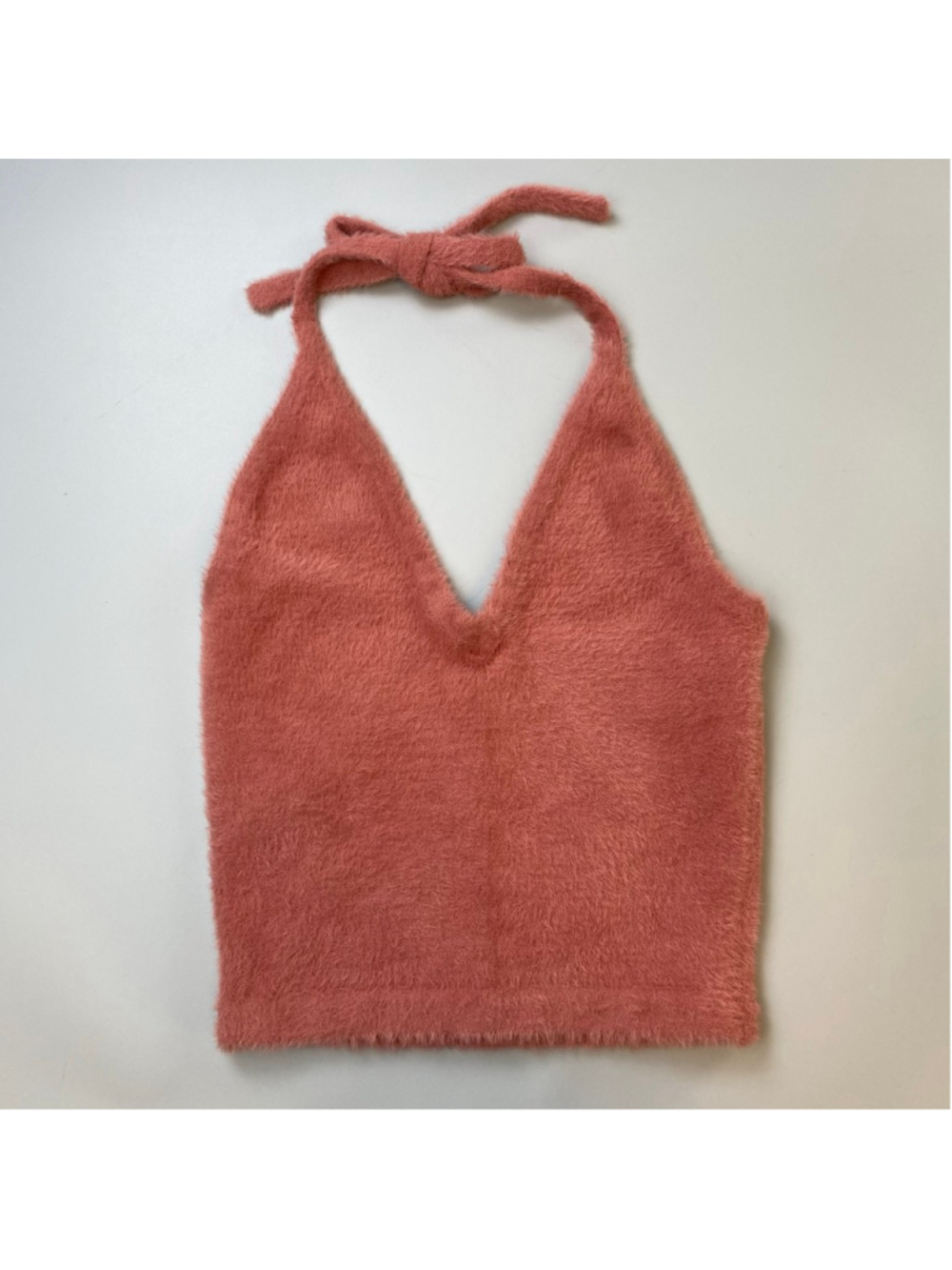 Gymshark Whitney Simmons Pink Fizzy Halter Crop Top Medium Coquette Soft Girl